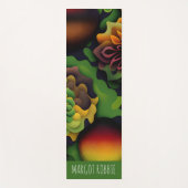 Tapis De Yoga Motif géométrique Abstrait Géranium 3D (Devant)