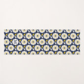 Tapis De Yoga Motif géométrique vintage (Devant (Horizontal))