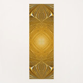 Tapis De Yoga Motif Gold Metal (Devant)