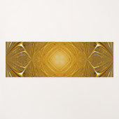 Tapis De Yoga Motif Gold Metal (Devant (Horizontal))