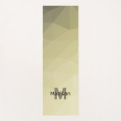 Tapis De Yoga Motif gris clair gris foncé (Devant)