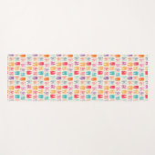 Tapis De Yoga Motif grunge de dent (Devant (Horizontal))