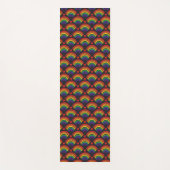 Tapis De Yoga Motif Hearts & Rainbows (Devant)