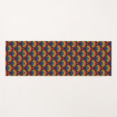 Tapis De Yoga Motif Hearts & Rainbows (Devant (Horizontal))