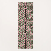 Tapis De Yoga Motif Jaguar à Melon sur limonade rose (Devant)