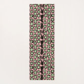 Tapis De Yoga Motif Jaguar à Melon sur limonade rose (Dos)