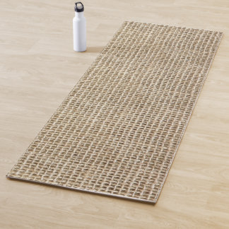 Tapis de yoga motif jute