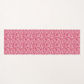 Tapis De Yoga Motif léopard rose (Devant (Horizontal))