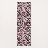 Tapis De Yoga Motif léopard rose chic (Dos)
