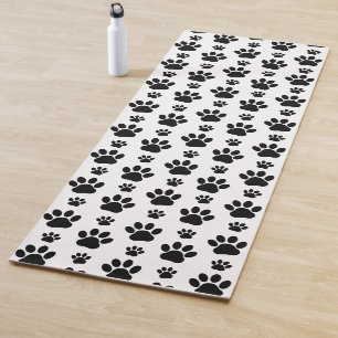 Tapis De Yoga Motif mâle, pattes de chien, Empreintes de pattes,