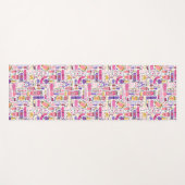 Tapis De Yoga Motif mignon de manucure de griffonnage (Devant (Horizontal))