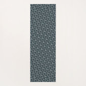 Tapis De Yoga Motif minimal bleu bleu Triangles (Dos)