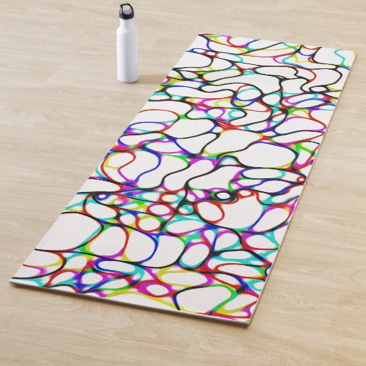 Tapis De Yoga Motif multicolore (En situation)