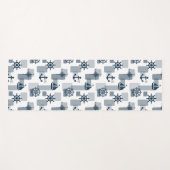 Tapis De Yoga Motif nautique (Devant (Horizontal))