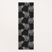 Tapis De Yoga Motif noir animal léopard simple (Devant)