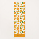 Tapis De Yoga Motif orange (Devant)