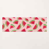 Tapis De Yoga Motif personnalisé de tranche de pastèque (Dos (Horizontal))