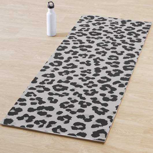 Tapis De Yoga Motif Poster de animal de Grey Grey Ash Leopard Ch
