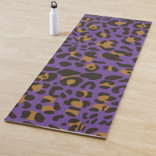Tapis De Yoga Motif Poster de animal Leopard Jaguar