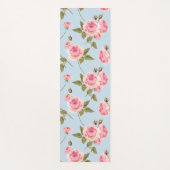 Tapis De Yoga Motif rose et Pois (Devant)