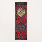 Tapis De Yoga Motif rouge oriental (Devant)