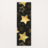 Tapis De Yoga Motif sans couture avec étoiles d'or (Dos)