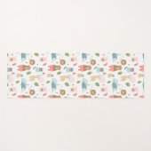 Tapis De Yoga Motif Sloth & Friends (Devant (Horizontal))