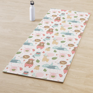 Tapis De Yoga Motif Sloth & Friends