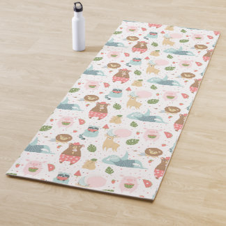 Tapis De Yoga Motif Sloth & Friends