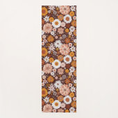 Tapis De Yoga Motif super Retro Flower Garden (Devant)
