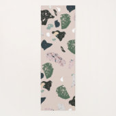 Tapis De Yoga Motif Terrazzo Vert (Dos)