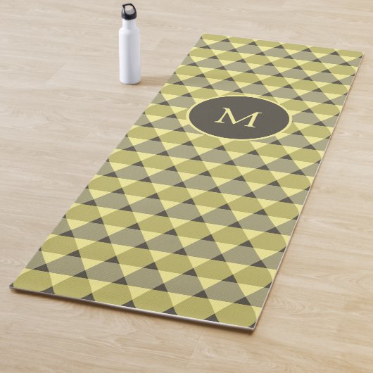 Tapis De Yoga Motif triangles (En situation)