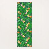 Tapis De Yoga Motif tropical, colibris (Dos)