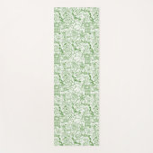 Tapis De Yoga Motif vert de biologie (Devant)