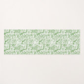 Tapis De Yoga Motif vert de biologie (Devant (Horizontal))