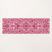 Tapis De Yoga Motif victorien rose (Devant (Horizontal))