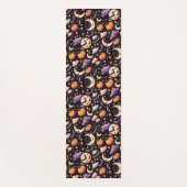 Tapis De Yoga Motif Whimsical Halloween Night Sky (Devant)