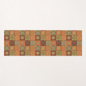 Tapis De Yoga Motifs indiens (Devant (Horizontal))