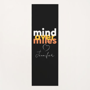 Tapis De Yoga Motivation Sportive Cool Typographie Gras Jaune No