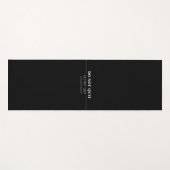 Tapis De Yoga Motivation Yoga Mat par Oomsuum Relaxation® (Devant (Horizontal))