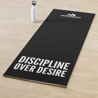 Tapis De Yoga MOTIVATIONNALISME© Discipline Plutôt que Désir_