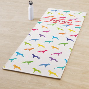 Tapis de yoga motivationnel avec Boxer