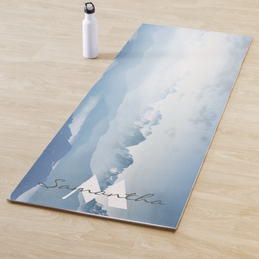 Tapis De Yoga Mountain View Design simple unique Yoga Mat (En situation)