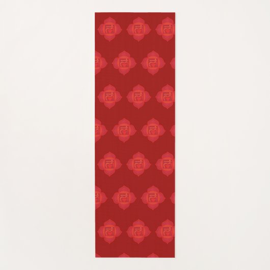 Tapis de yoga Muladhara ou Root Chakra (Devant)