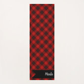 Tapis De Yoga Munro Scottish Tartan Plaid Motif (Devant)