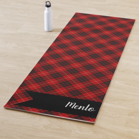 Tapis De Yoga Munro Scottish Tartan Plaid Motif (En situation)
