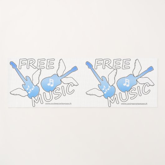 Tapis De Yoga Musique libre (Devant (Horizontal))