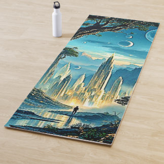 Tapis De Yoga Myssel Tree City Dreamscape