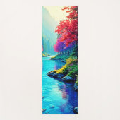 Tapis De Yoga Mystic River Dreamy Forest Path Design (Devant)