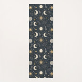 Tapis De Yoga Mystical Celestial Moon Pattern Custom Name (Devant)
